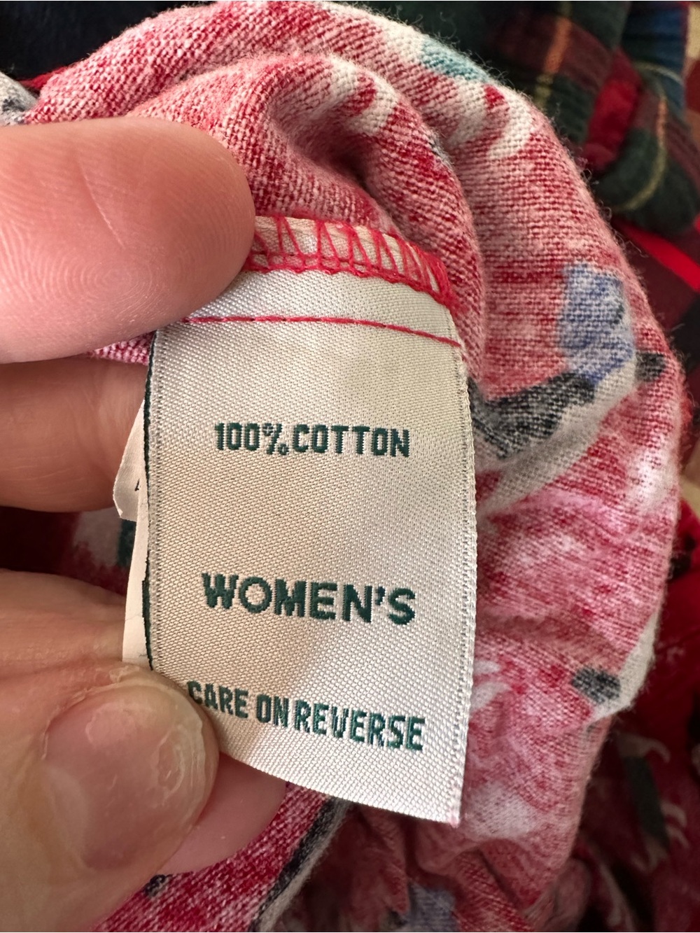 L.L.Bean Red Dog Patterned Lounge Pants small - Picture 3 of 5